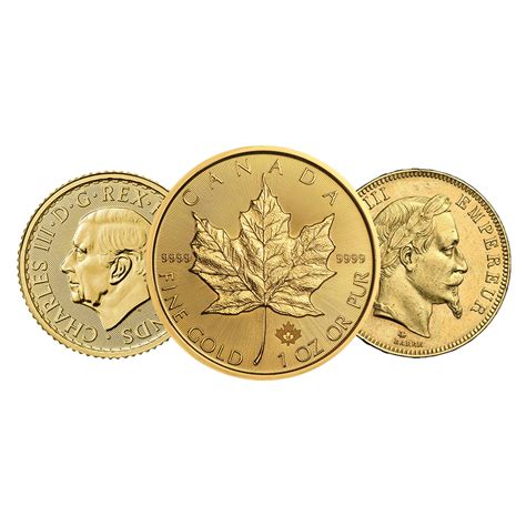 Buy gold coins from different collections