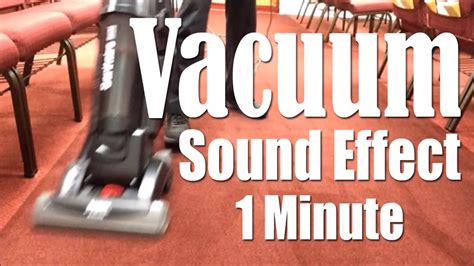 Vacuum Sound Effect (1 minute) - YouTube