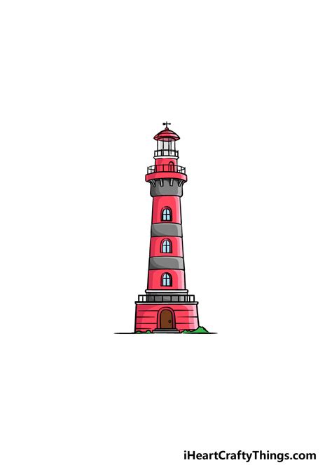 Lighthouse Drawing Color