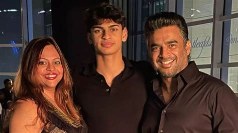 R Madhavan wishes his son Vedaant with family photo on his 17th ...