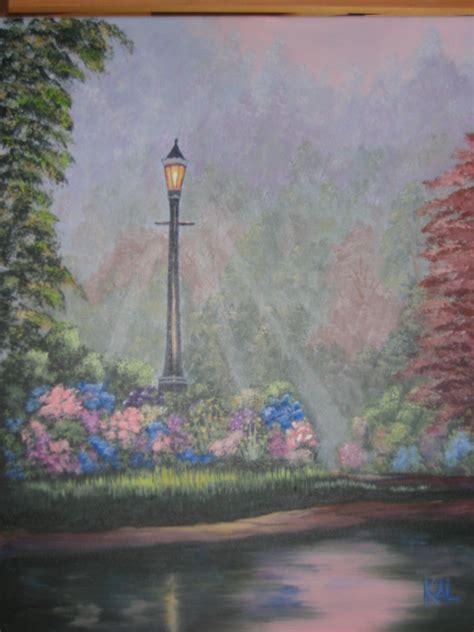 Lamp Light | Not an oil painting, but an acrylic painting do… | Flickr