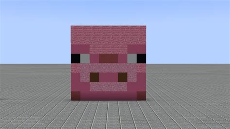 How to build a PIG FACE in Minecraft! (Pixel Art build tutorial) # ...