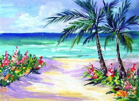 Beach Sunset Acrylic Painting Tutorial – Warehouse of Ideas