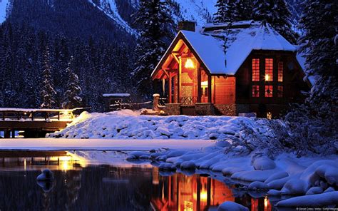 Log Cabin Winter Wallpapers - Top Free Log Cabin Winter Backgrounds ...