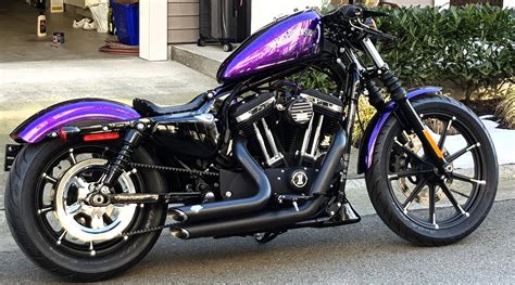 My Sportster bobber in Voodoo Purple #883 #Harley-Davidson #sportster bobber #Harley… | Harley ...