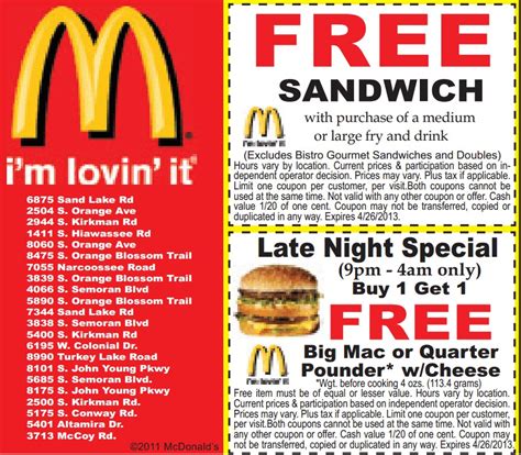 Print McDonald Coupons | Trusper