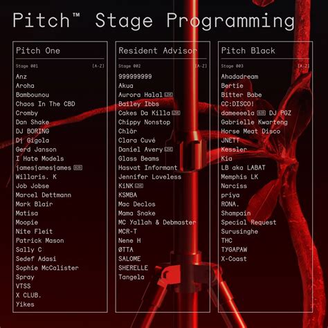 Pitch Festival 2024 Lineup - Liesa Pamella