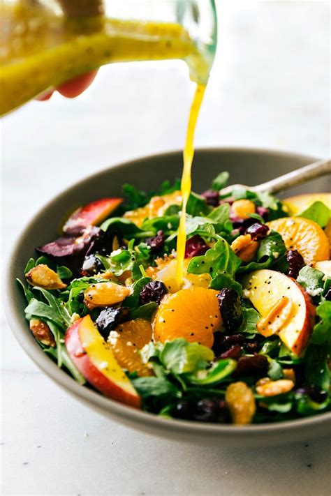 spinach salad with mandarin oranges and walnuts