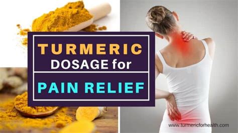 Turmeric Dosage Pain Relief