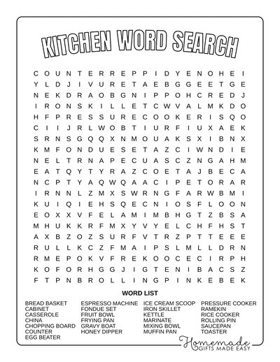 Best Free Word Search Printable Puzzles for Kids & Adults