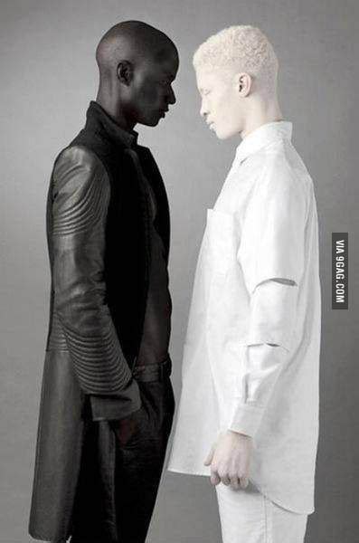 The blackest and whitest men on earth | Light in the dark, Skin color ...