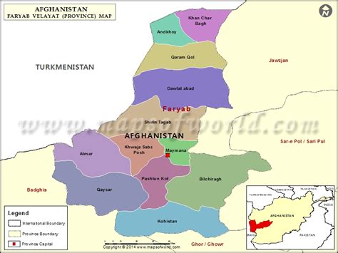 Faryab Map