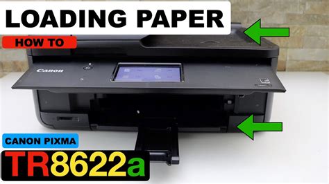 Canon Pixma TR8622a Loading Paper Tray. - YouTube