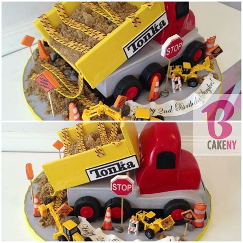 Tonka Truck Cake! Tonka Truck Cake, Truck Cakes, Designer Cakes, Unique Cakes, Cute Cakes, Cake ...
