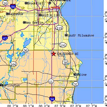 Caledonia, Wisconsin (WI) ~ population data, races, housing & economy