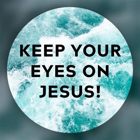 Keep Your Eyes on Jesus - Cross of Christ