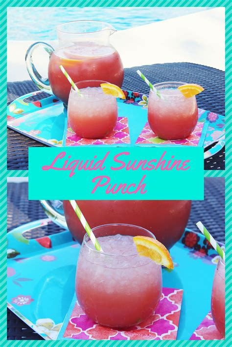 Liquid Sunshine Punch Paradise Cocktail, Tequila Sunrise Cocktail ...