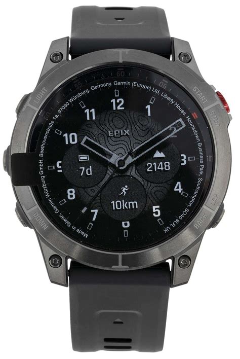 GARMIN 010-02582-10 EPIX (GEN 2) SAPPHIRE BLACK TI | Tombstone Tactical