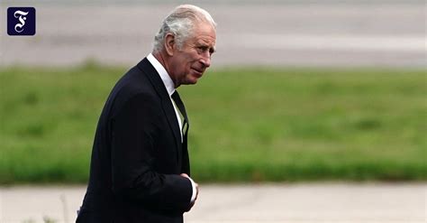 King Charles III after the death of the Queen on the way to London ...