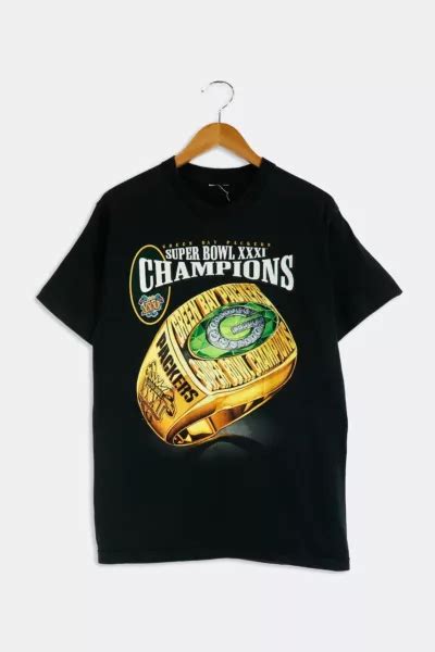 Vintage 1996 NFL Green Bay Packers Super Bowl XXXI Champions T Shirt ...