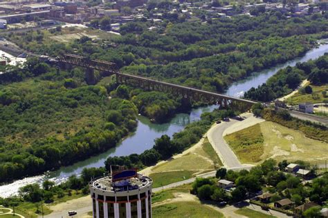 Aerial shot of Rio Grande River. (courtesy photo) Laredo Texas ...