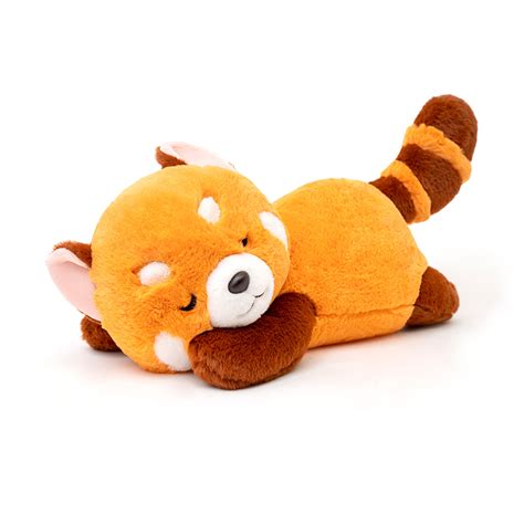 Amazon.com: Adorlynetty Big Red Panda Stuffed Animal Pillow Panda ...