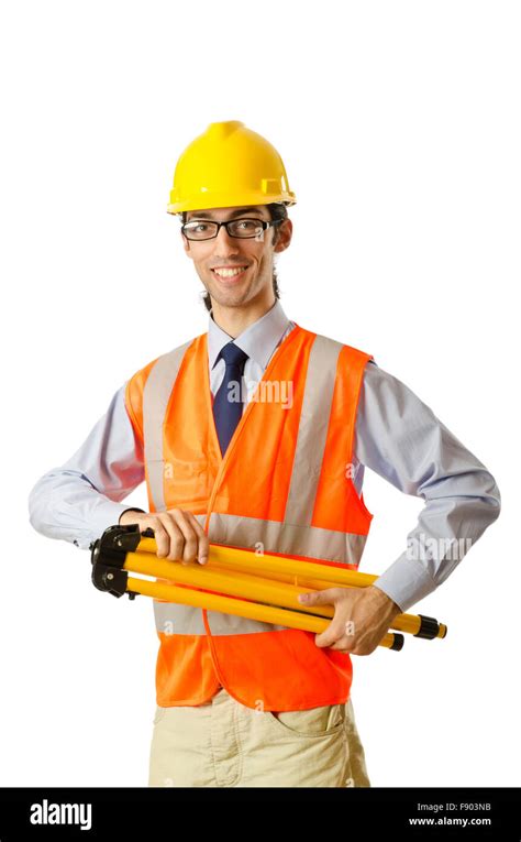 Young construction worker with hard hat Stock Photo - Alamy