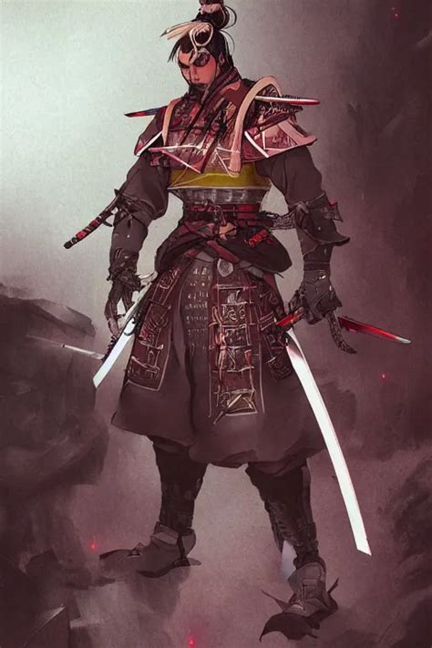 an epic concept art of an anime samurai by the artist | Stable Diffusion