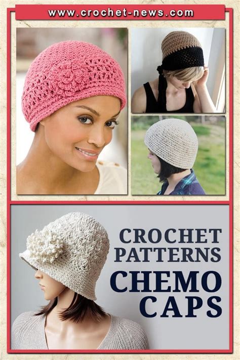 CROCHET CHEMO CAPS PATTERNS | Crochet hats free pattern, Crochet hats free pattern ladies, Chemo ...