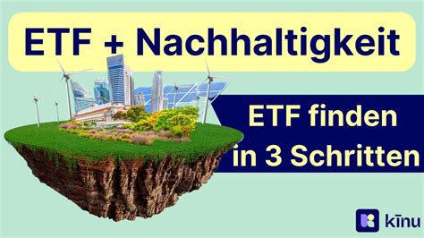 Nachhaltige ETFs finden (2023): ETF Auswahl in 3 Schritten - YouTube