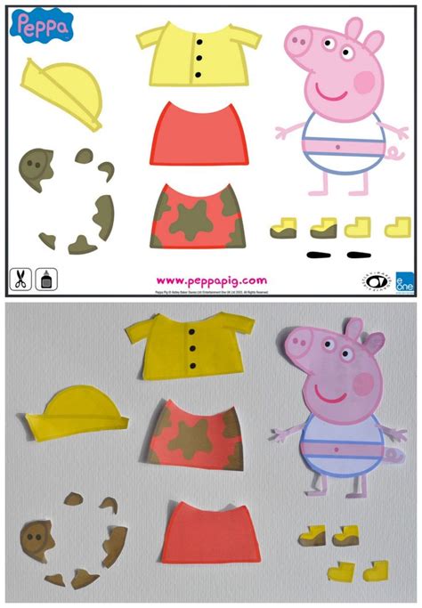 Peppa Pig Winter Activities & Colouring | Livro sensorial de feltro ...