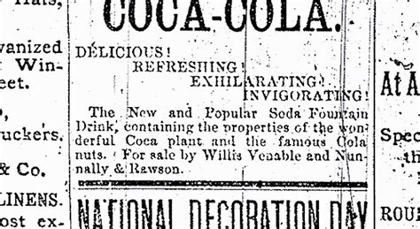 May 8, 1886: Coca-Cola Is Invented ~ Vintage Everyday