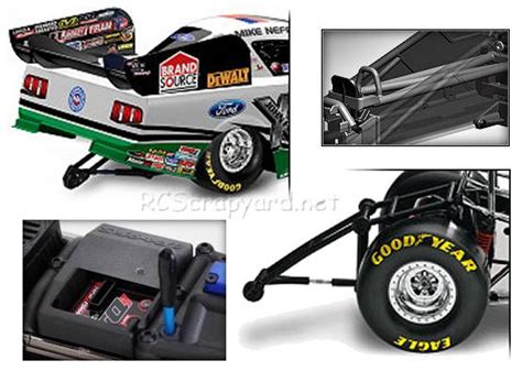 Traxxas NHRA Funny Car (2012) 1/8 Electric Drag Car - 6907 • (Radio ...