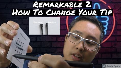 Remarkable 2 - How to change pen tip easily - YouTube