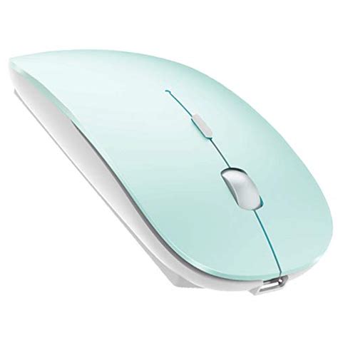 Wireless Mouse Bluetooth for MacBook Pro MacBook Air Laptop Mac PC Computer Windows (Jelly Blue ...