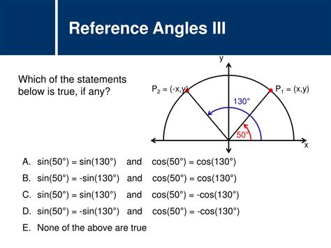 PPT - Mathematics Trigonometry: Reference Angles PowerPoint ...