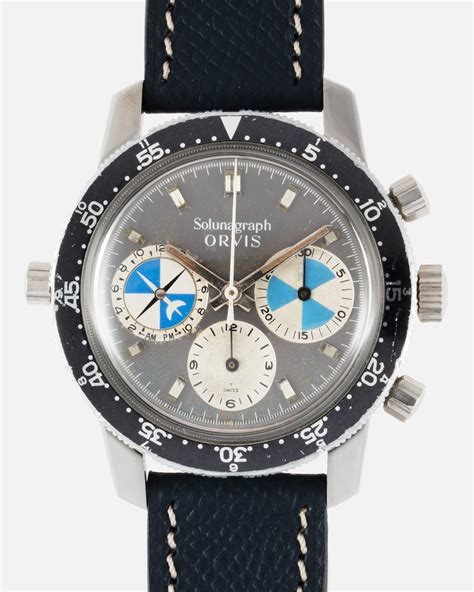 Orvis Heuer Solunagraph Vintage Chronograph Watch | S.Song Vintage ...