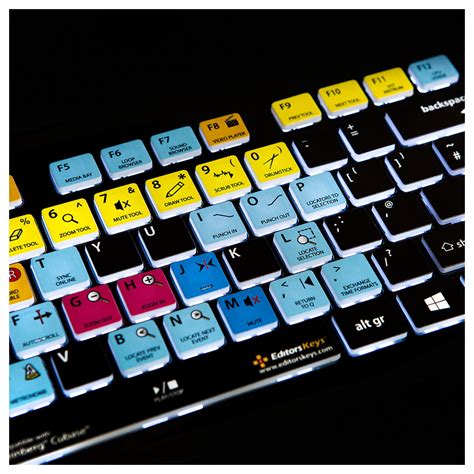 Editors Keys Backlit PC Keyboard for Cubase at Gear4music