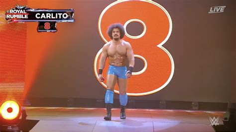 Carlito Returns To WWE During The 2021 Royal Rumble Match