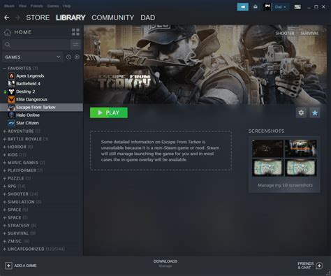 How to Add Escape From Tarkov To Steam Library (2024)