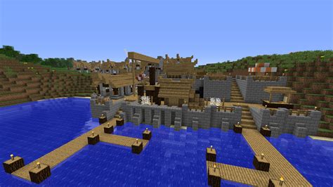 Minecraft Medieval Dock Walls