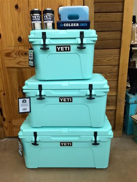 Limited Edition Seafoam Green Yeti Cooler