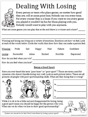 Printable Social Skills Activities Worksheets