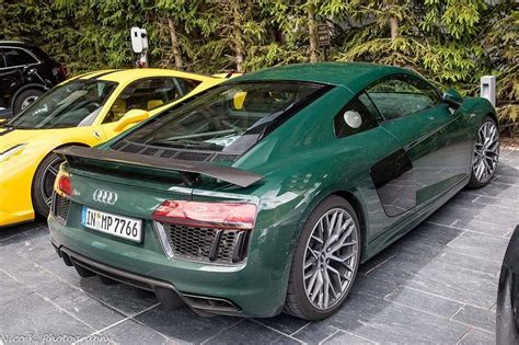 Green Audi R8 V10 Plus 2017 _________________________________ Photo ...