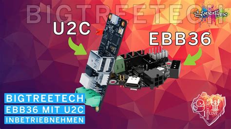 #bigtreetech EBB36 mit U2C Inbetriebnehmen - YouTube