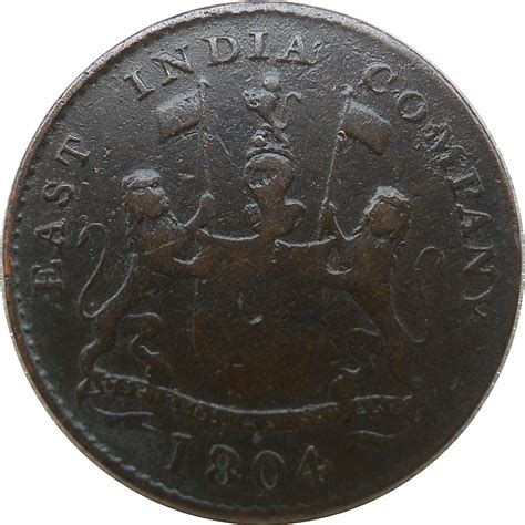 1804 East India Company 1 Pie Coin - RARE | Sale of Old Coins & Articles