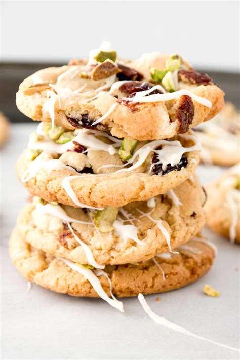 Drunken Cherry Pistachio Cookies