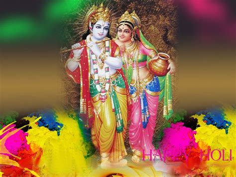 Lord Radha Krishna awesome holi wallpaper in HD | Holi images, Radha krishna holi, Happy holi images