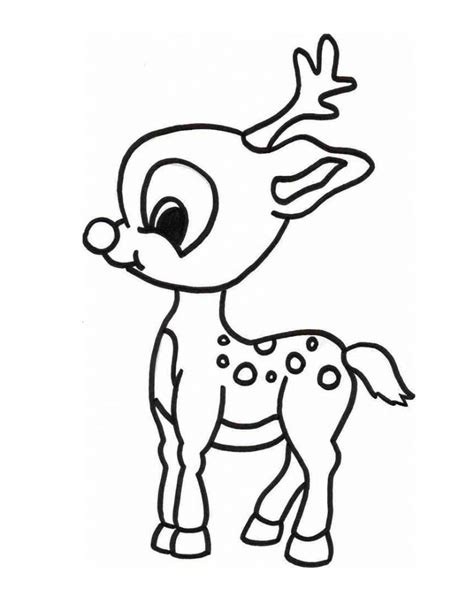 Free Printable Rudolph Coloring Pages For Kids