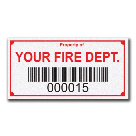 Fire Equipment Labels - Serialized or Barcoded – First Responder Decal Co.